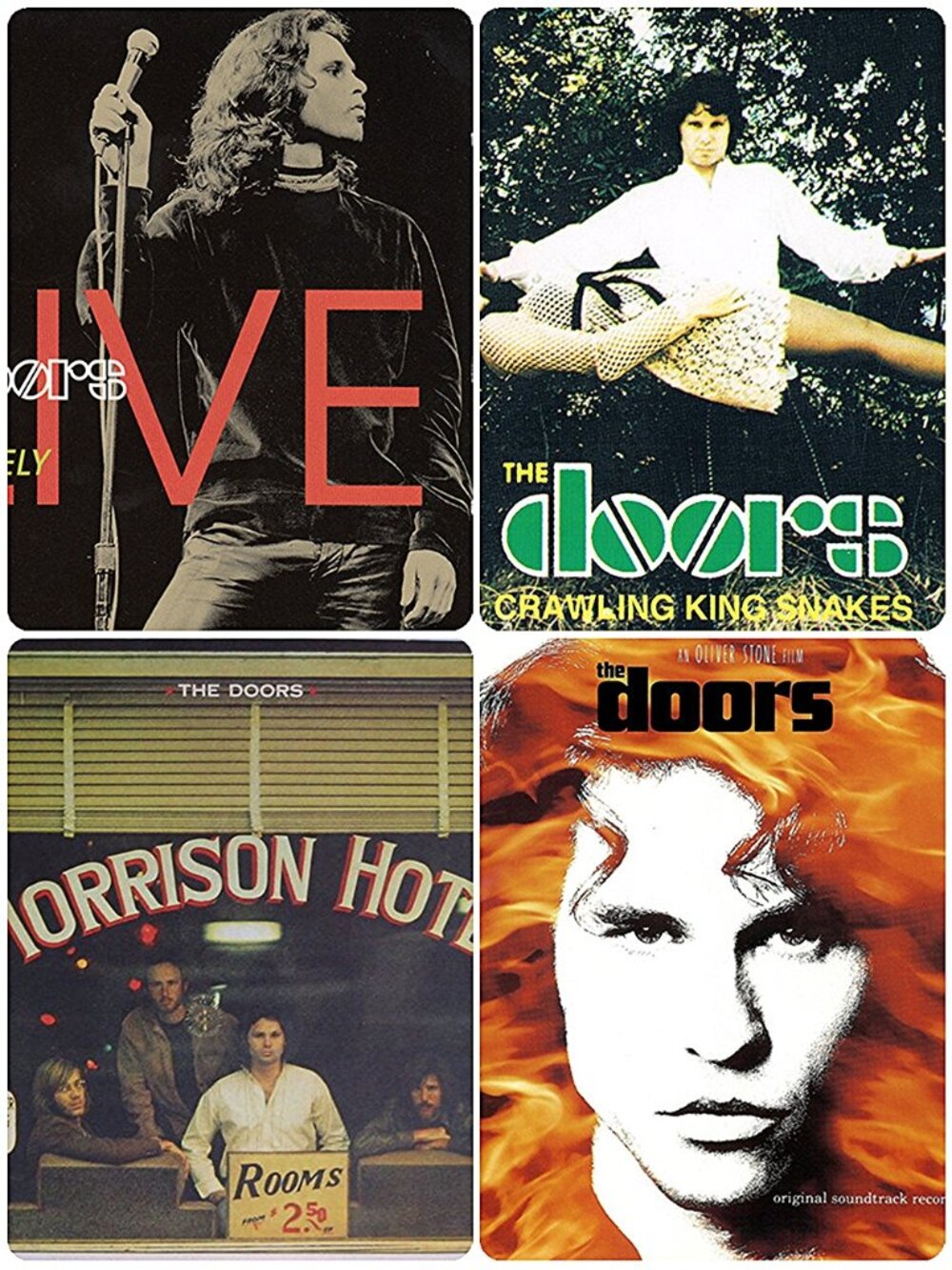 Lot Of 4 THE DOORS CDs